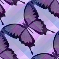 Abstract purple background with butterfly