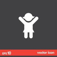 girl vector icon