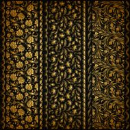 Horizontal elements decoration vector N8