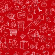 Sale seamless pattern background