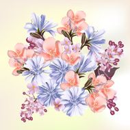 Beautiful field flowers for your design
