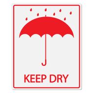 Keep Dry Vector Sign
