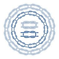 Nautical sea rope knots bordes brushes set