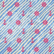 Nautical pattern on grunge strips background