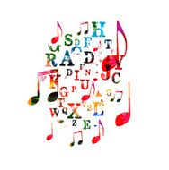 Colorful music background N3