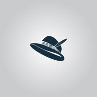 hat with a feather