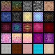 Big collection of seamless patterns
