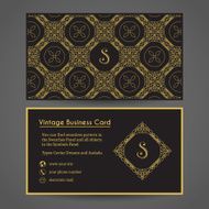 Vector Business Card Template N4