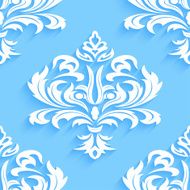 Seamless wallpapers in the style of Baroque Can be used N17
