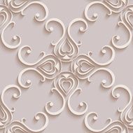 Floral pattern wallpapers in the style of Baroque Can be N19