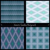 Geometric seamless background set N2