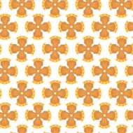 Seamless geometric floral pattern N44