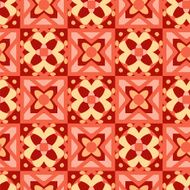 Seamless geometric floral pattern N45