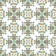 Seamless geometric floral pattern N47