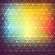 Colorful abstract polygon Retro background vector illustration