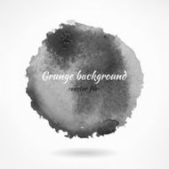 Abstract Dark Grunge Watercolor Vector Background