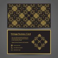 Vector Business Card Template N7
