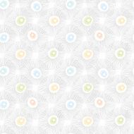 Vector abstract seaweed seamless pattern