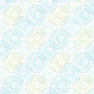 Vector abstract bubbles seamless pattern