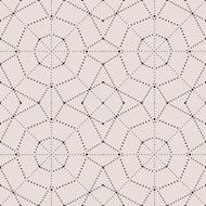 Vector seamless pattern Abstract geometric tile background made with dots