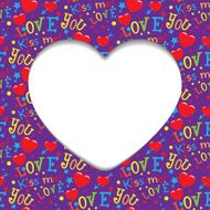 Frame Happy Valentines Day N30