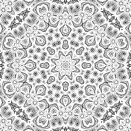 Abstract seamless outline pattern N28