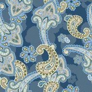 Traditional ornamental seamless background Paisley design N11