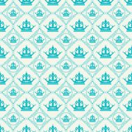 Wallpaper Seamless Pattern Vintage style N32