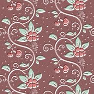 Abstract seamless floral pattern N50
