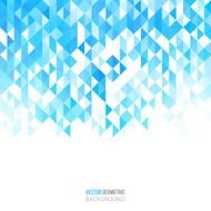 Abstract color triangles poster N6