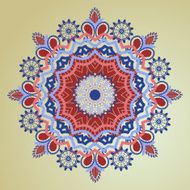 patterns round ornament Decorative elements N2