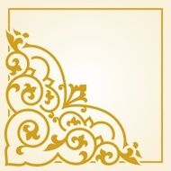 Russian traditional carving ornament N8