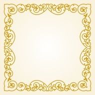 Russian traditional carving ornament N9