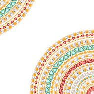 Colorful round jewels background