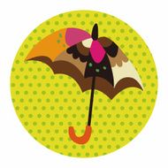 Umbrella theme elemets vector eps N122