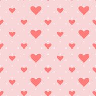 seamless pattern small dots hearts N2