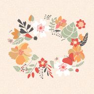 frame of flowers N5