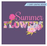Floral Shabby Chic Graphic Design - for t-shirt fashion prints N6
