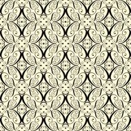 Elegant stylish abstract floral wallpaper Seamless pattern
