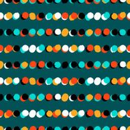Simple striped geometric pattern with dots N2