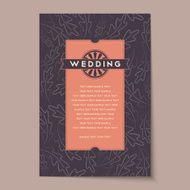 Beautiful vintage invitation cards layouts N8