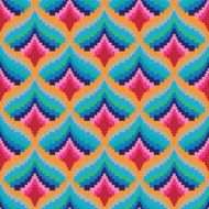Seamless retro pixel game pattern N2