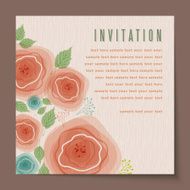 Beautiful vintage invitation cards layouts N12