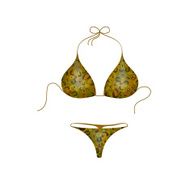 Bikini suit in military design