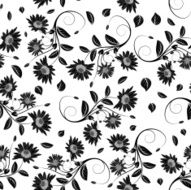 Seamless vector floral pattern N9