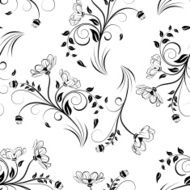 Seamless vector floral pattern N10