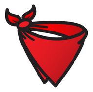 Red scarf San Fermin