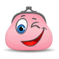 Funny purse winks