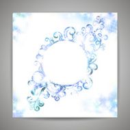 Vector background with vintage design elements N2
