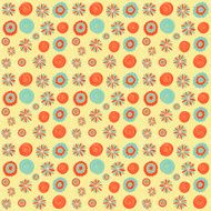 Seamless vintage pattern 5 Vector illustration N2